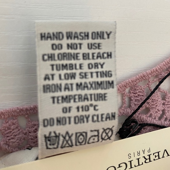 Vertigo Paris Crochet Long Sleeve Hi Low Open Cardigan NWT. Size L - Picture 7 of 12